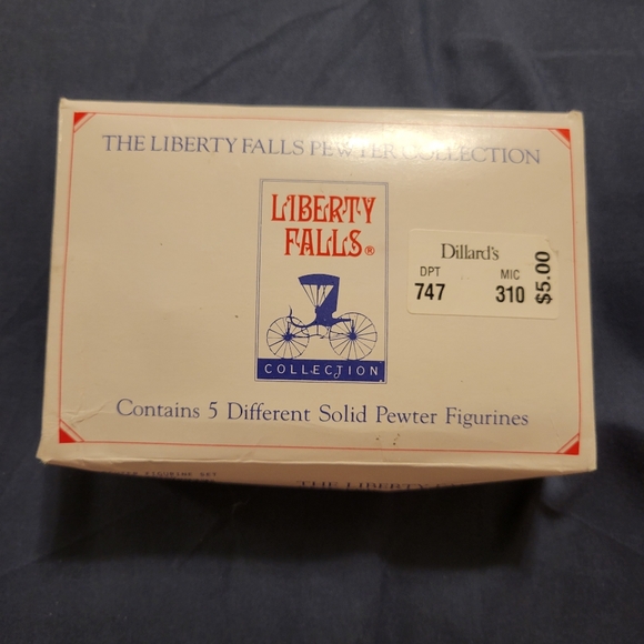 The Liberty Falls Pewter Collection NIB 1996 figure set AH110 - Picture 3 of 8